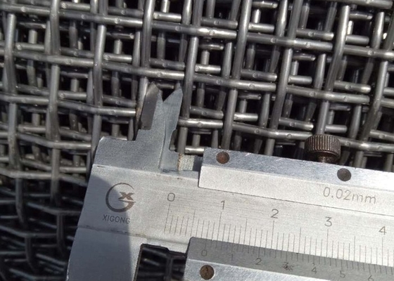 Anchura prensada de acero inoxidable tejida 4.0m m de la malla de alambre el 1.22m del diámetro
